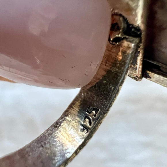 925 Playful Crazy Lace Agate Ring 6 - Picture 9 of 10